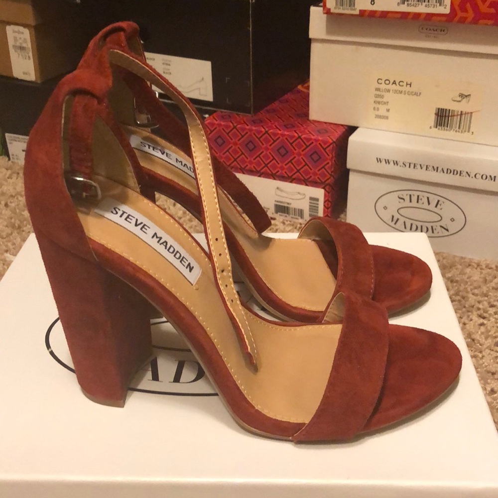 Steve Madden Carrson Rust Suede